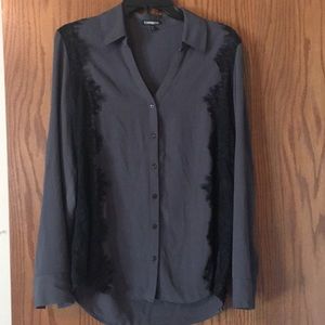 Express women’s button up Dress Shirt